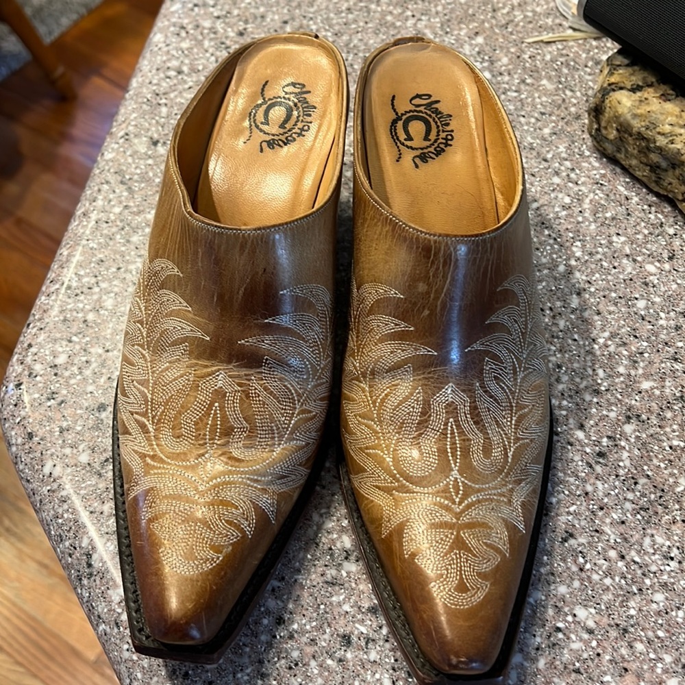 Charlie 1 Horse cowboy booties.  Women’s size 8.5